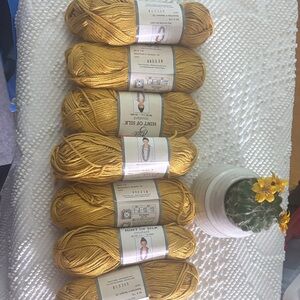 Yarn Bee Hint Silk Mustard